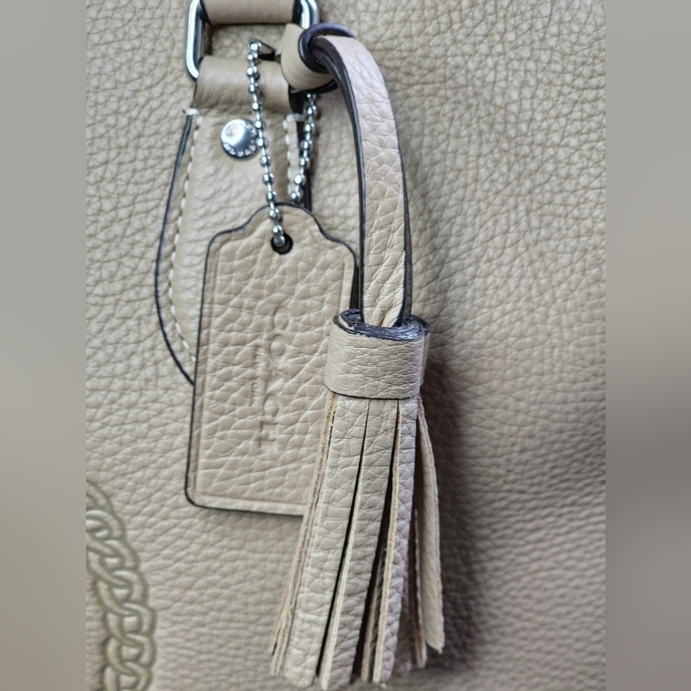 NWT Gallery Tote With Coach Heritage - Picture 11 of 14